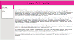 Desktop Screenshot of horst-schroeder.com